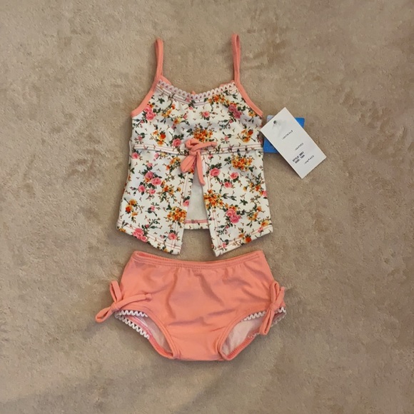 Azul Swimwear Girls Bathing Suit Size 12 Months - Picture 1 of 7